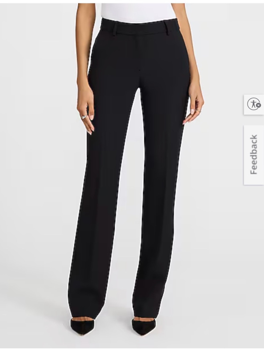 EXPRESS Editor Studio Stretch Twill Mid Rise Bootcut Pant